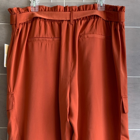 Michael Kors burnt umber belted pants size M. - Picture 6 of 13